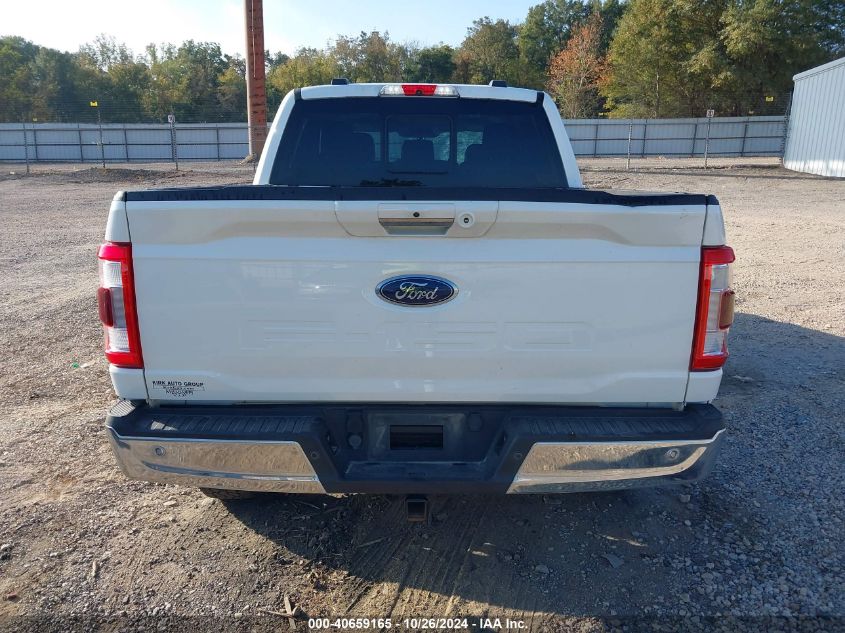 2022 Ford F-150 Lariat VIN: 1FTFW1EDXNFA41735 Lot: 40659165