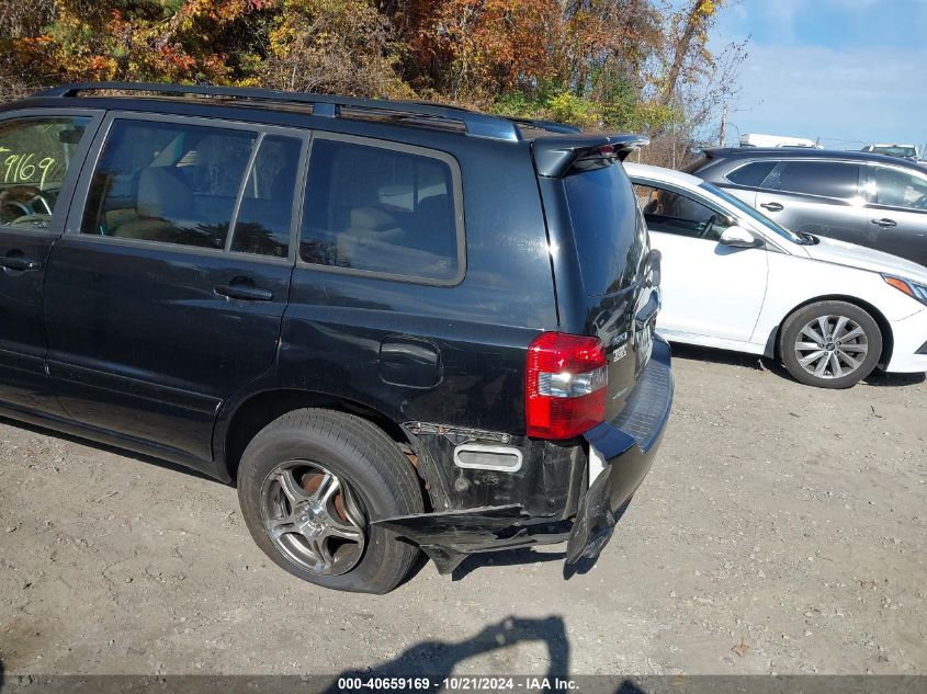 2007 Toyota Highlander VIN: JTEHD21A170046906 Lot: 40659169