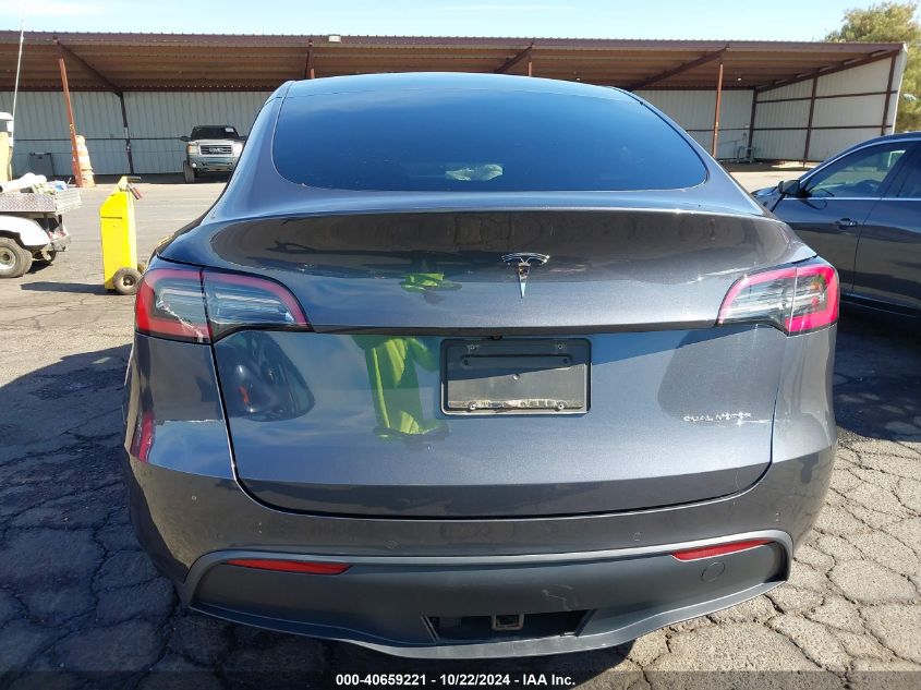 2021 Tesla Model Y Long Range Dual Motor All-Wheel Drive VIN: 5YJYGDEE0MF084144 Lot: 40659221