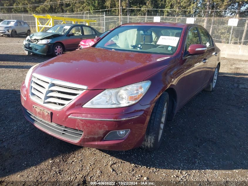 2010 Hyundai Genesis 3.8 VIN: KMHGC4DE6AU074337 Lot: 40659222