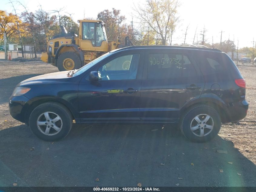 2007 Hyundai Santa Fe Gls VIN: 5NMSG13D87H105811 Lot: 40659232