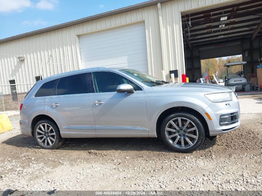 2017 Audi Q7 3.0T Premium VIN: WA1VAAF72HD001906 Lot: 40659458