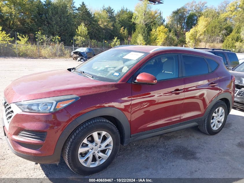 2019 Hyundai Tucson Value VIN: KM8J33A42KU865445 Lot: 40659467