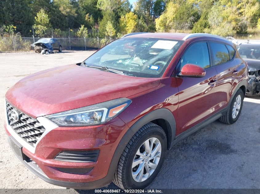 2019 Hyundai Tucson Value VIN: KM8J33A42KU865445 Lot: 40659467