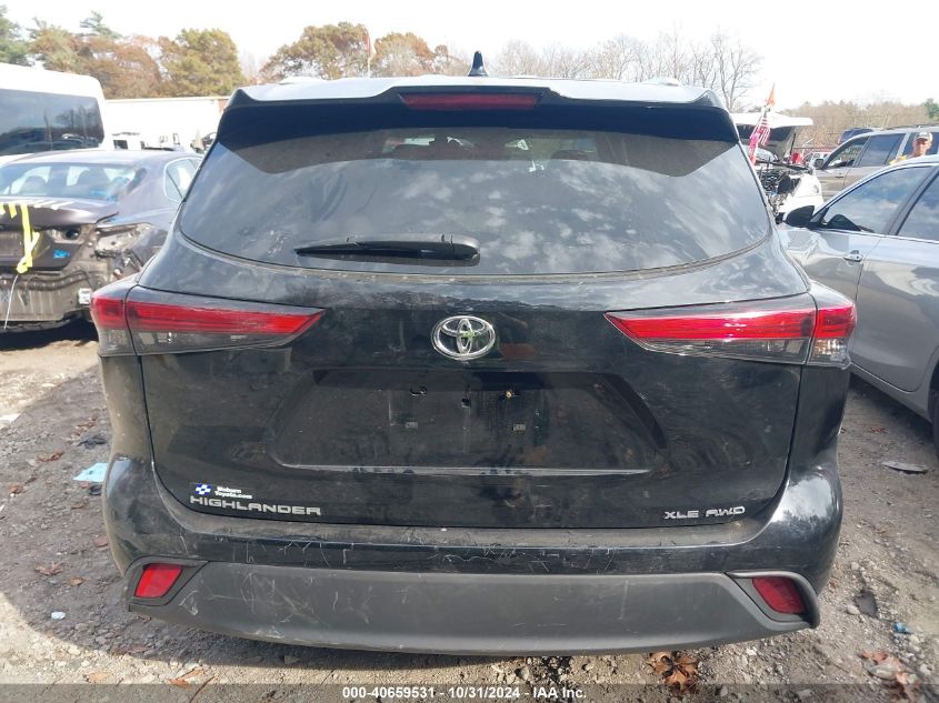 2021 Toyota Highlander Xle VIN: 5TDHZRBH4MS545993 Lot: 40659531