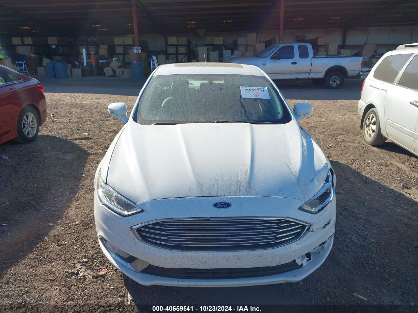 2017 Ford Fusion Se VIN: 3FA6P0HD5HR167114 Lot: 40659541