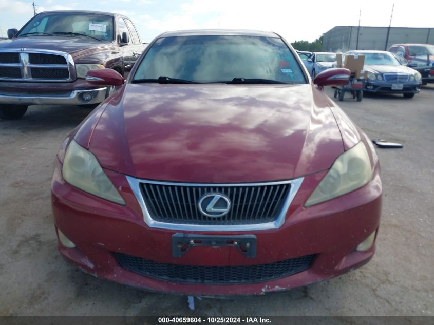 2009 Lexus Is 250 VIN: JTHBK262095093303 Lot: 40659604