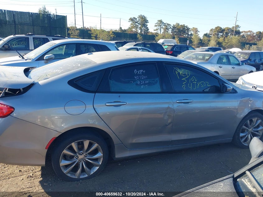 2015 CHRYSLER 200 S - 1C3CCCBB3FN666807