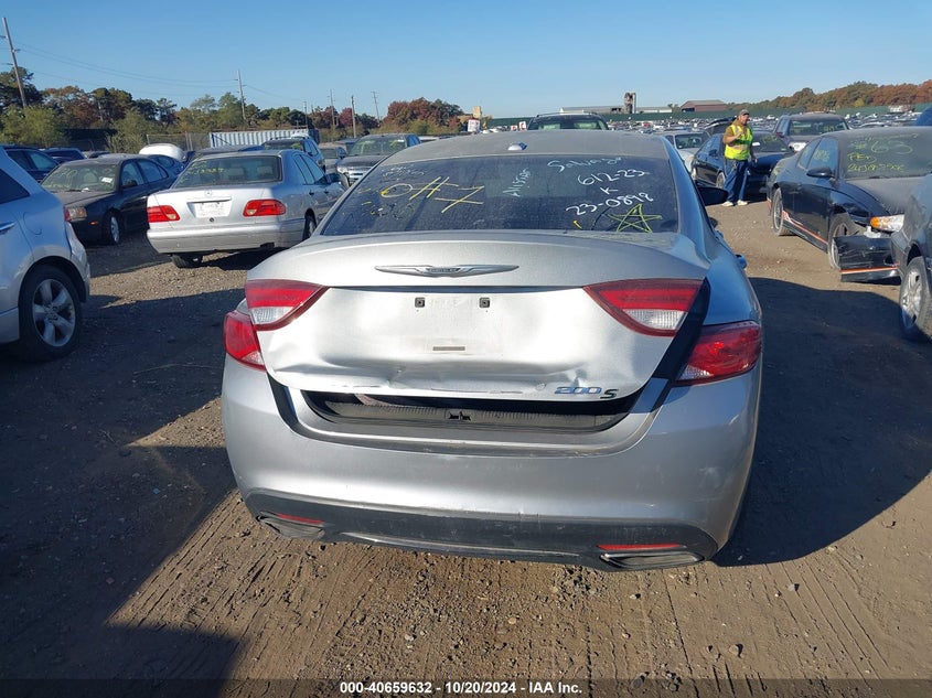 2015 CHRYSLER 200 S - 1C3CCCBB3FN666807