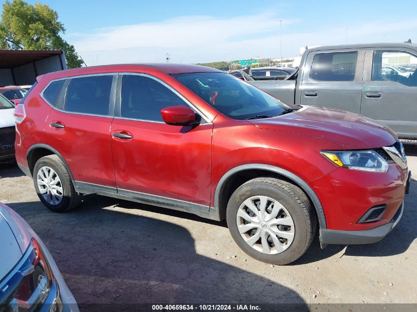 2016 Nissan Rogue S VIN: JN8AT2MV5GW154275 Lot: 40659634