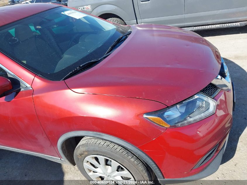 2016 Nissan Rogue S VIN: JN8AT2MV5GW154275 Lot: 40659634