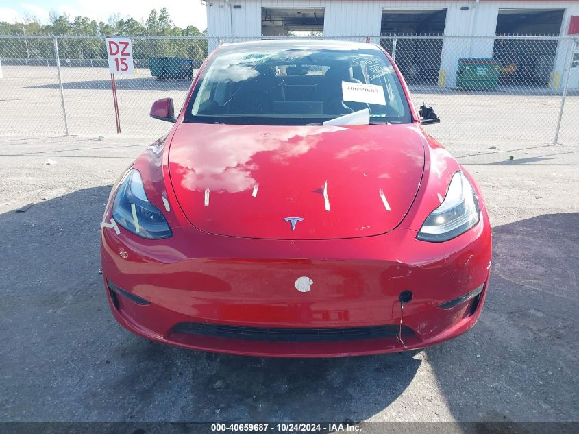 2022 Tesla Model Y Performance Dual Motor All-Wheel Drive VIN: 7SAYGDEF3NF521521 Lot: 40659687