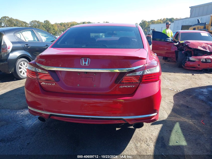 2017 HONDA ACCORD SPORT - 1HGCR2F5XHA047741