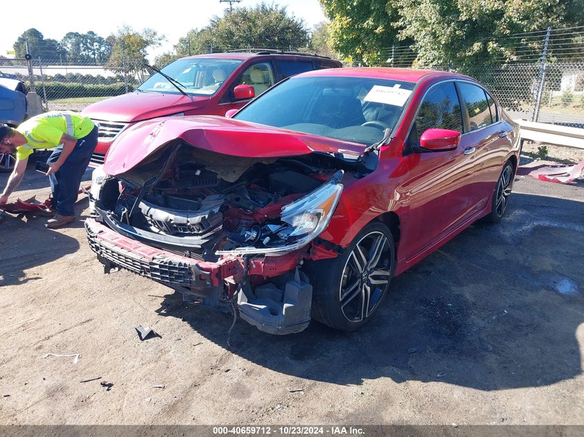 2017 HONDA ACCORD SPORT - 1HGCR2F5XHA047741