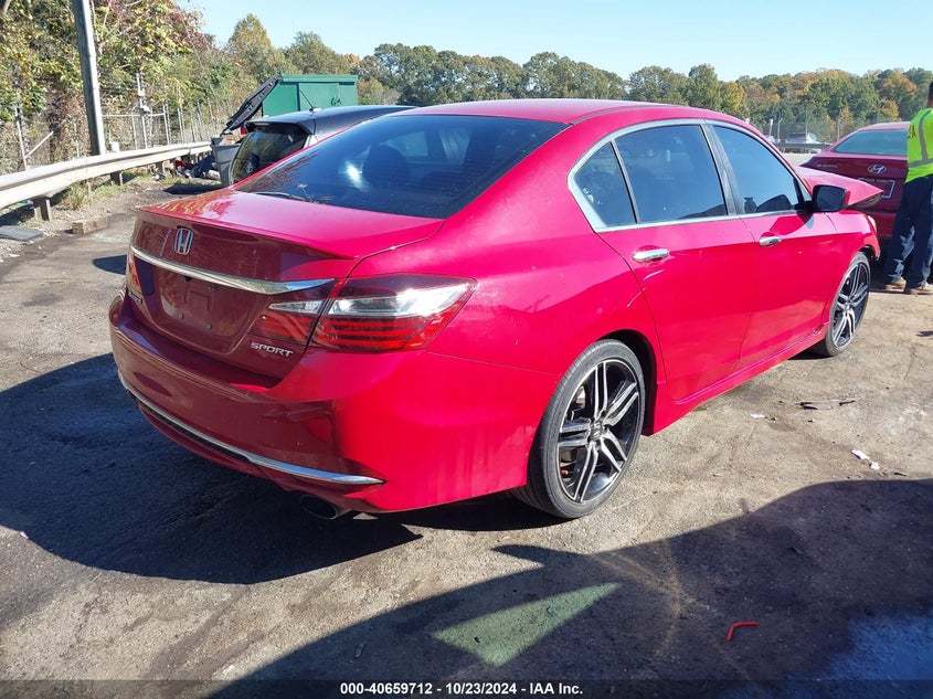 2017 HONDA ACCORD SPORT - 1HGCR2F5XHA047741
