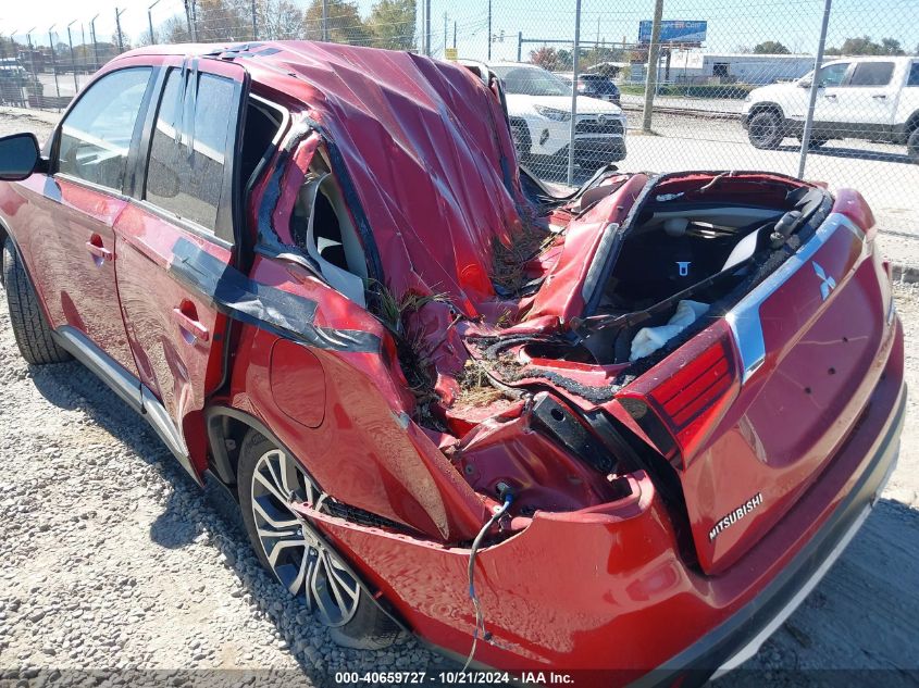 2017 Mitsubishi Outlander Se VIN: JA4AZ3A30HZ056509 Lot: 40659727