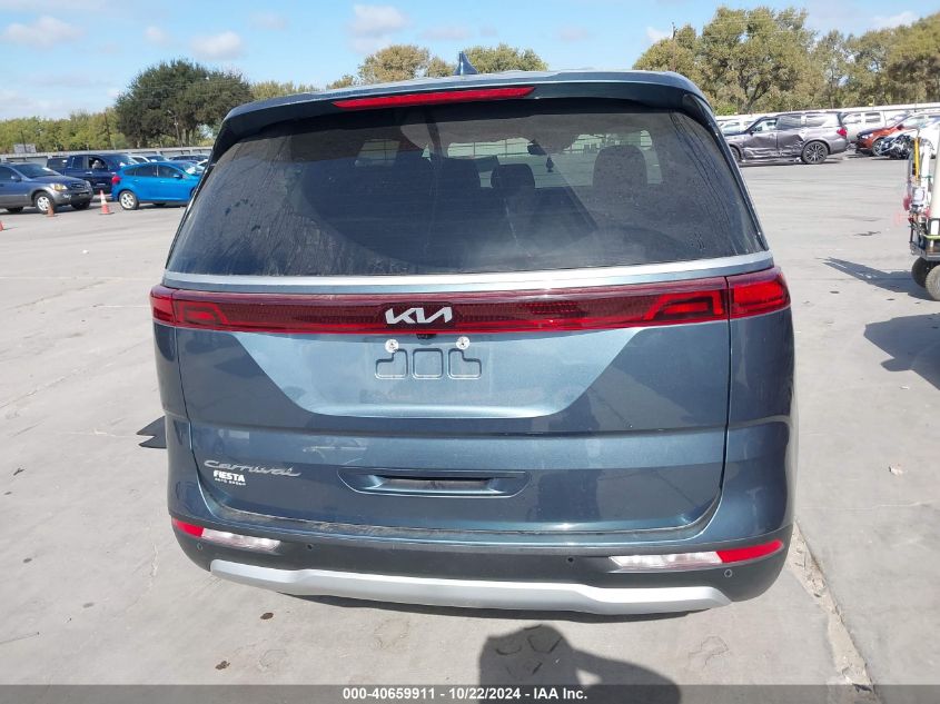 2022 Kia Carnival Mpv Ex VIN: KNDNC5H33N6167255 Lot: 40659911