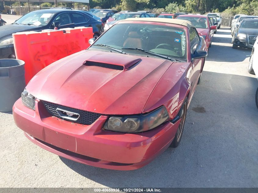 2003 Ford Mustang Gt VIN: 1FAFP45X93F343500 Lot: 40659936