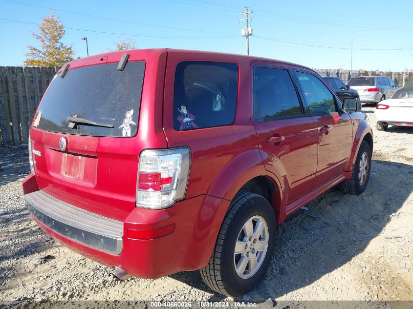 2009 Mercury Mariner V6 VIN: 4M2CU81G29KJ15884 Lot: 40660026