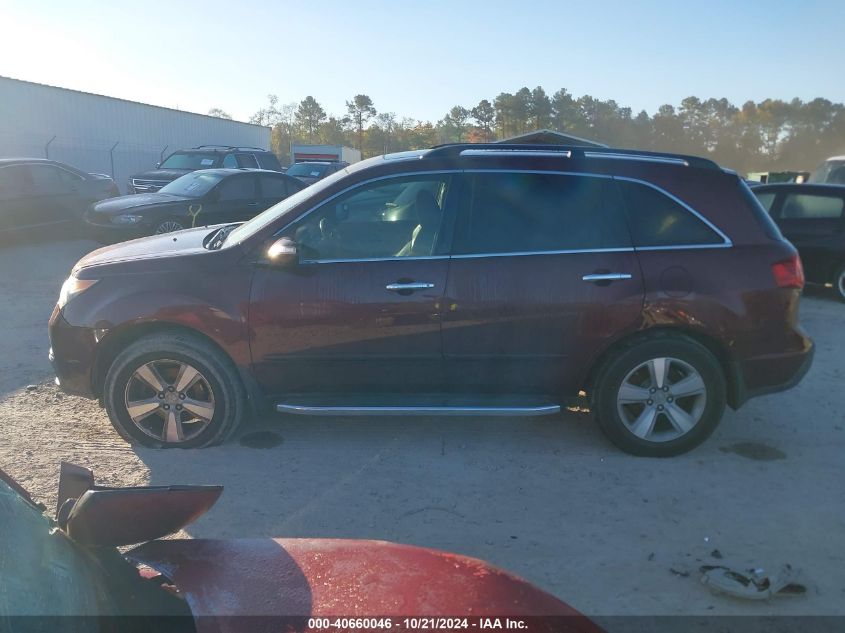 2012 Acura Mdx Technology Package VIN: 2HNYD2H34CH536705 Lot: 40660046