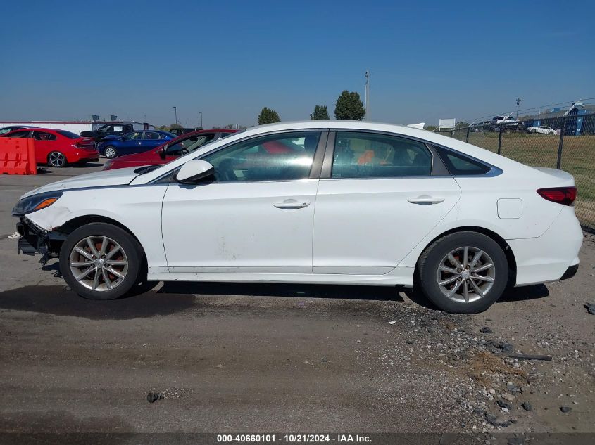 2018 Hyundai Sonata Se VIN: 5NPE24AF1JH724889 Lot: 40660101