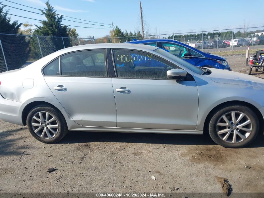 2012 Volkswagen Jetta 2.5L Se VIN: 3VWDP7AJ6CM408997 Lot: 40660248