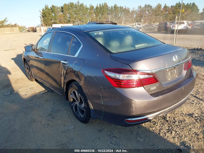 VIN 1HGCR2F39GA052426 2016 Honda Accord, LX no.3