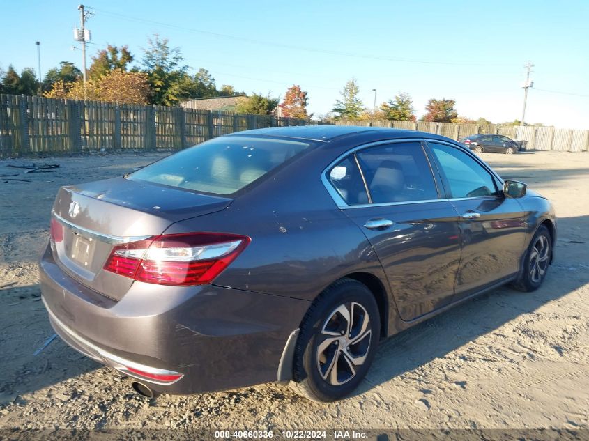 VIN 1HGCR2F39GA052426 2016 Honda Accord, LX no.4