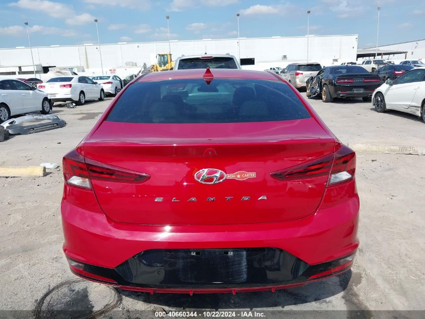 2019 Hyundai Elantra Sel VIN: KMHD84LF5KU764659 Lot: 40660344