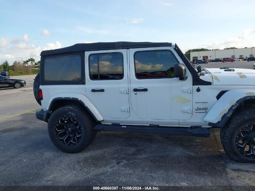 2018 Jeep Wrangler Unlimited Sahara 4X4 VIN: 1C4HJXEN1JW201076 Lot: 40660387