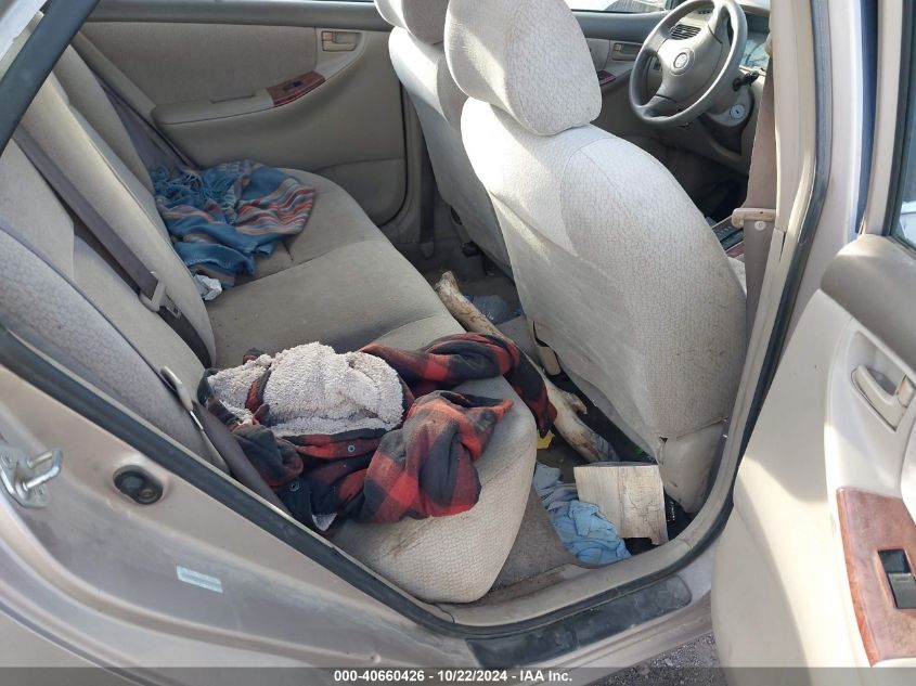 2003 Toyota Corolla Le VIN: 1NXBR32E93Z162470 Lot: 40660426