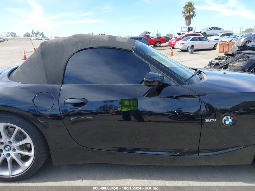 2008 BMW Z4 3.0 VIN: 4USBU33588LW74388 Lot: 40660458