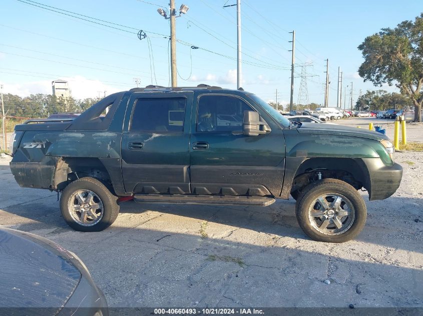 2003 Chevrolet Avalanche 1500 VIN: 3GNEK13T43G296224 Lot: 40660493