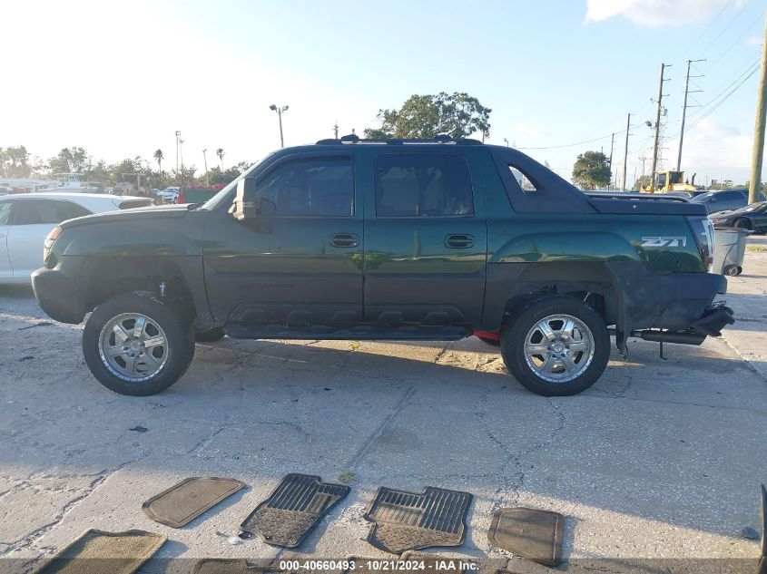 2003 Chevrolet Avalanche 1500 VIN: 3GNEK13T43G296224 Lot: 40660493