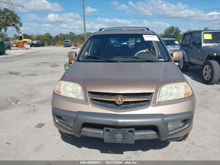 2002 Acura Mdx VIN: 2HNYD18242H517622 Lot: 40660511