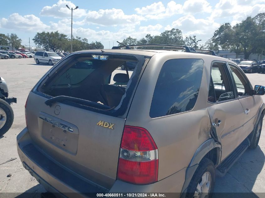 2002 Acura Mdx VIN: 2HNYD18242H517622 Lot: 40660511