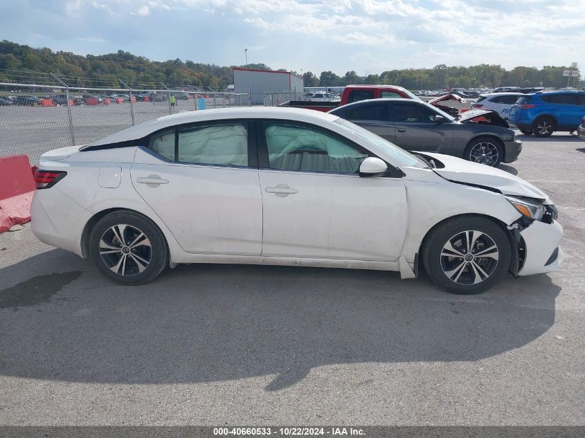 2021 Nissan Sentra Sv Xtronic Cvt VIN: 3N1AB8CV0MY262880 Lot: 40660533