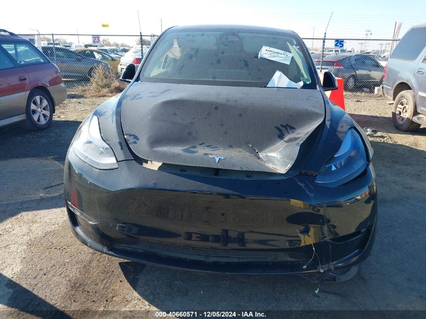 2024 Tesla Model Y Long Range Dual Motor All-Wheel Drive/Rwd VIN: 7SAYGDED3RF128476 Lot: 40660571