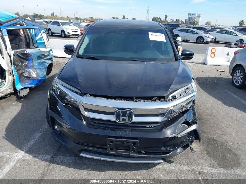 2020 Honda Pilot Awd Ex-L VIN: 5FNYF6H51LB045653 Lot: 40660584