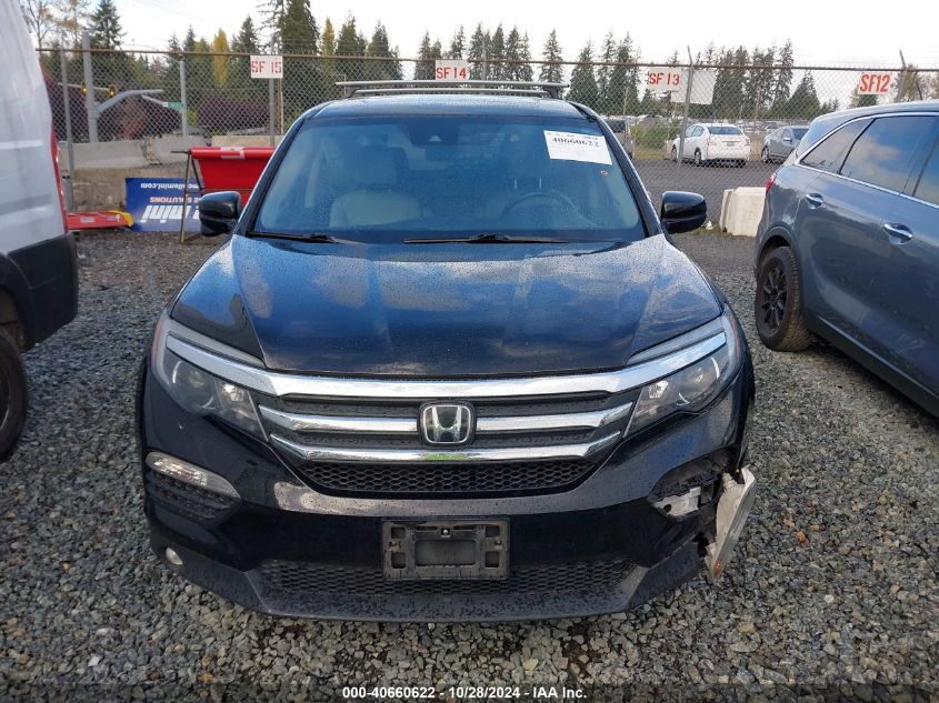 2016 Honda Pilot Ex-L VIN: 5FNYF6H65GB081733 Lot: 40660622