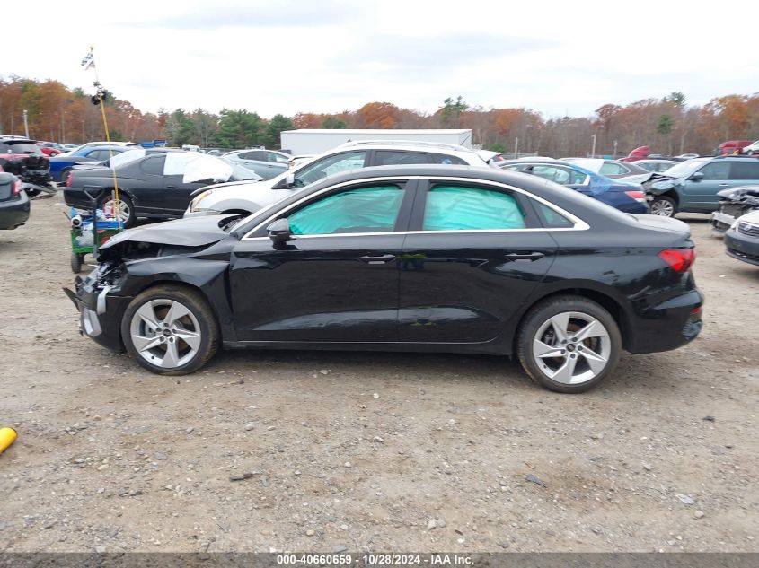 2022 Audi A3 Premium 40 Tfsi Front-Wheel Drive S Tronic VIN: WAUAUDGY9NA089884 Lot: 40660659