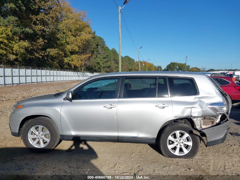 2011 Toyota Highlander VIN: 5TDZA3EHXBS014525 Lot: 40660789