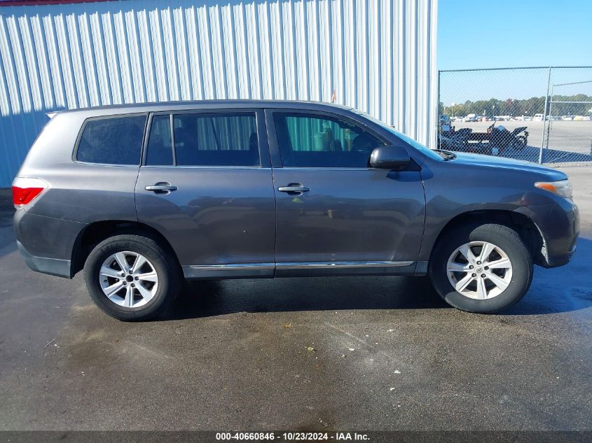 2013 Toyota Highlander VIN: 5TDZA3EH9DS033120 Lot: 40660846