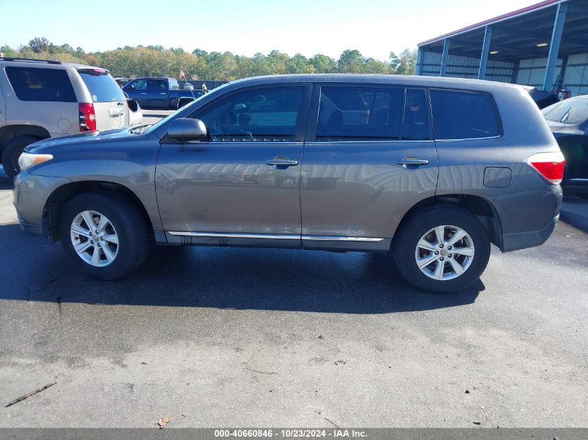 2013 Toyota Highlander VIN: 5TDZA3EH9DS033120 Lot: 40660846