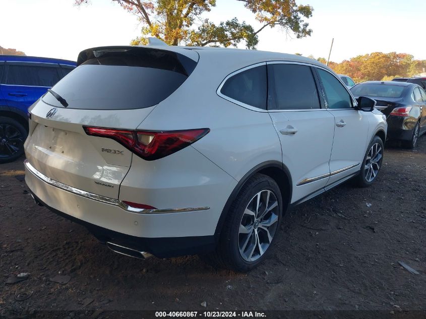 VIN 5J8YE1H43NL041845 2022 Acura MDX, Technology Pa... no.4