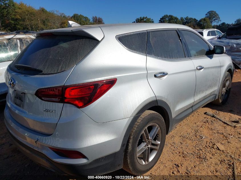 VIN 5XYZT3LB9HG386985 2017 Hyundai Santa Fe, Sport... no.4