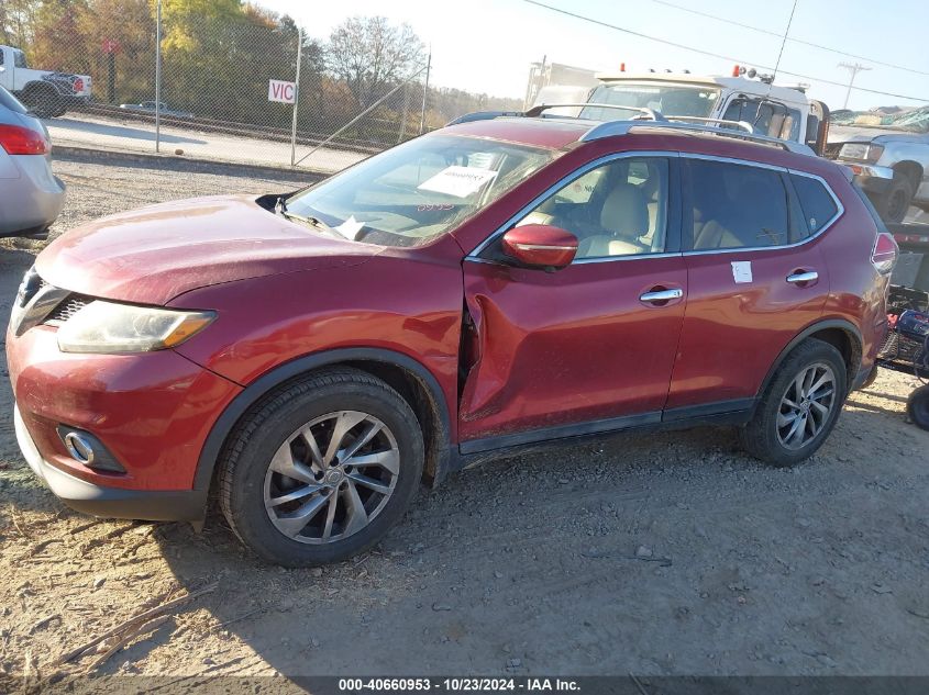 VIN 5N1AT2MVXFC774661 2015 Nissan Rogue, SL no.2