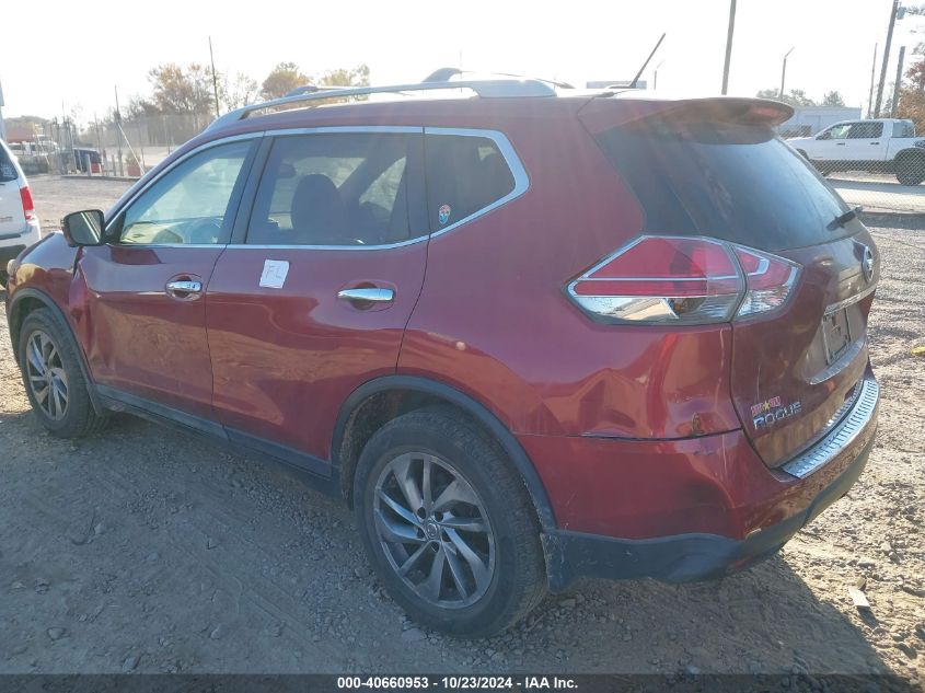 VIN 5N1AT2MVXFC774661 2015 Nissan Rogue, SL no.3