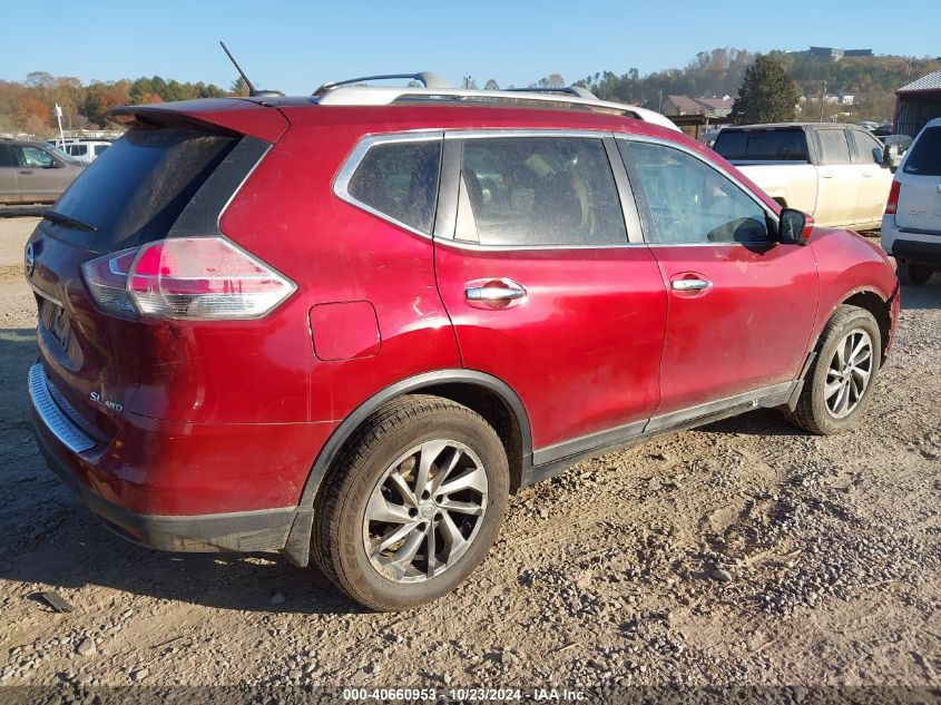 VIN 5N1AT2MVXFC774661 2015 Nissan Rogue, SL no.4