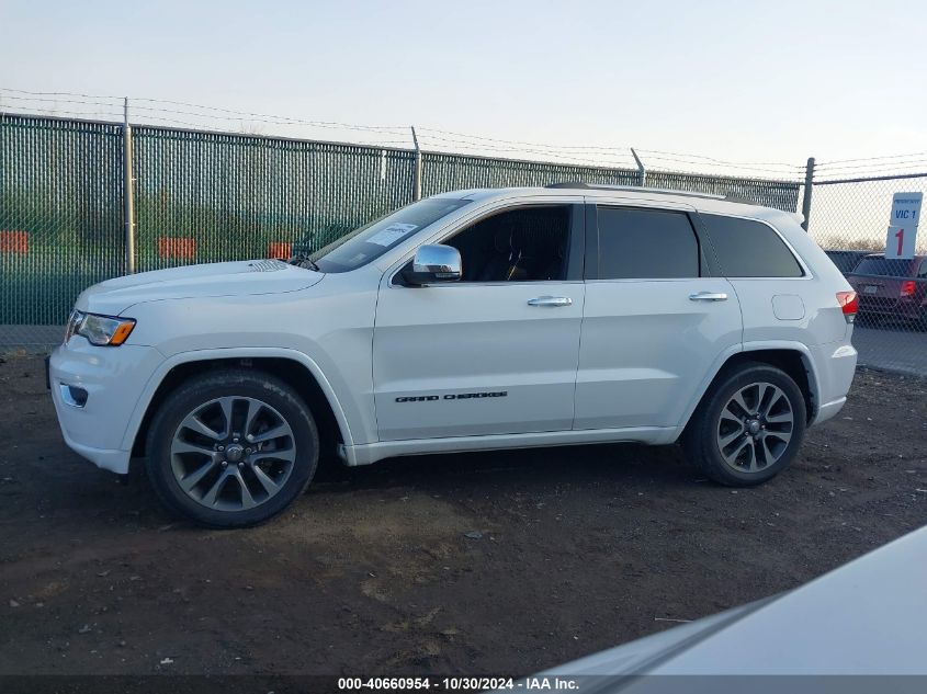 2017 Jeep Grand Cherokee Overland 4X4 VIN: 1C4RJFCG2HC730146 Lot: 40660954